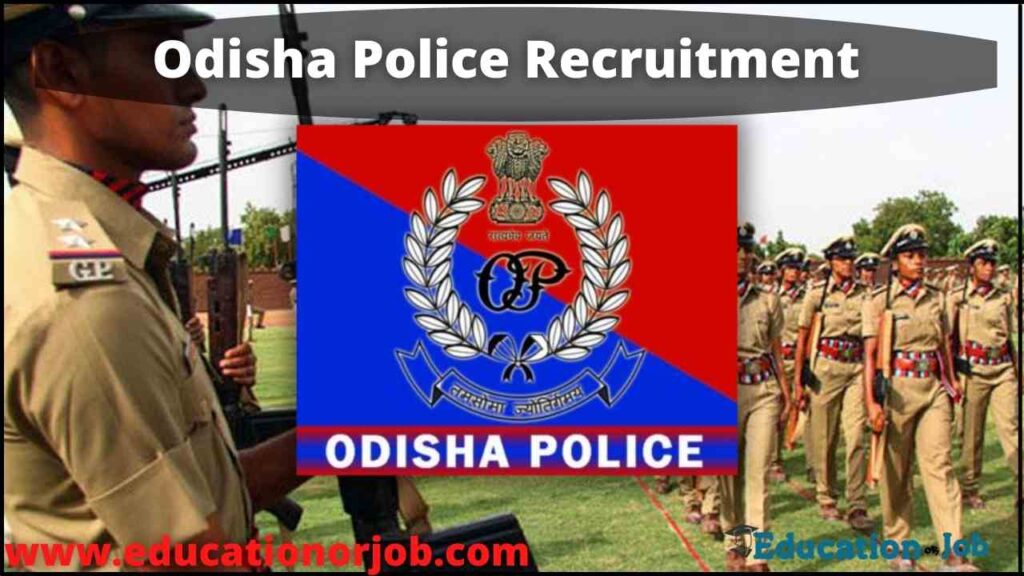 Odisha Police Recruitment 