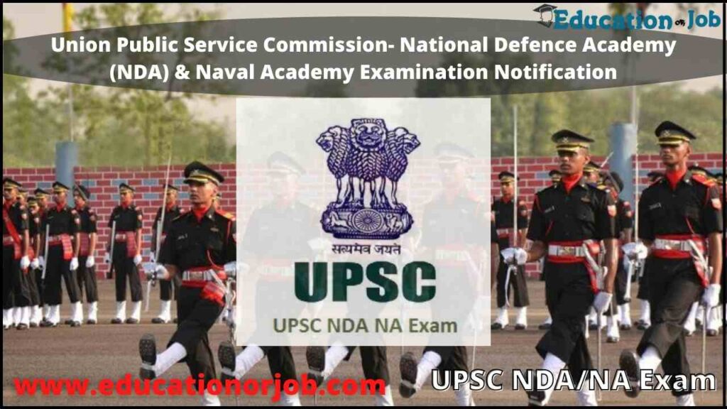 UPSC NDA Notification