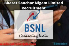 BSNL Recruitment 2021 For Various Posts Apply Online 9 BSNL Recruitment