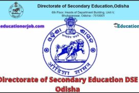 DSE Odisha Recruitment