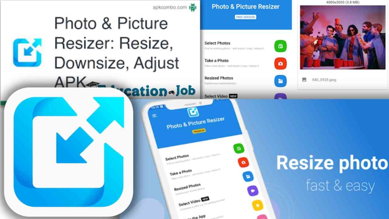 Photo Picture Resizer Mobile App Photo & Picture Resizer in 2022