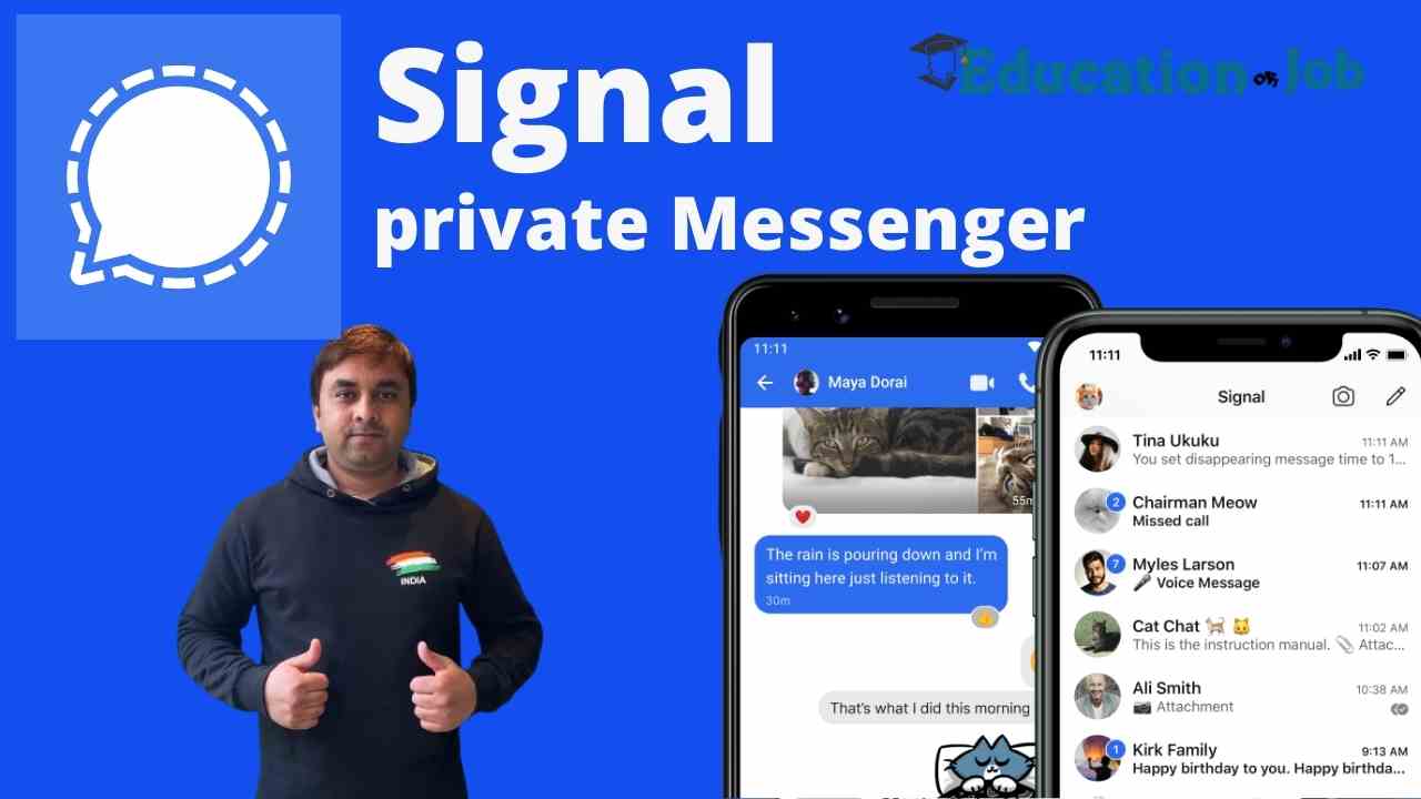 Signal private Messenger download Send and receive highfidelity