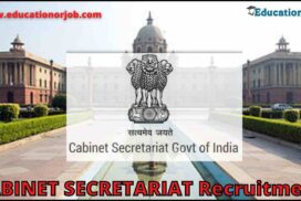 Cabinet Secretariat Recruitment