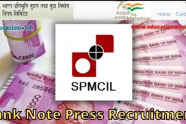 Bank Note Press Recruitment