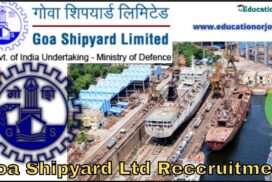 Goa Shipyard Recruitment