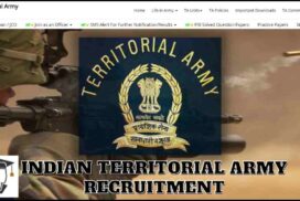 Join Territorial Army Recruitment